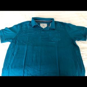 Marc Ecko Teal Polo like new
